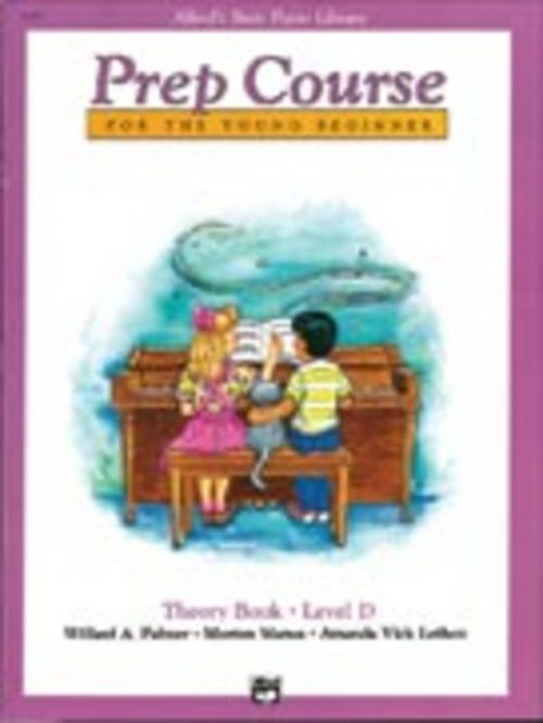 Alfred's Basic Piano Prep Course Theory Book Level D