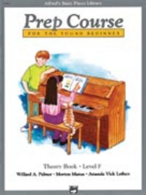 Alfred's Basic Piano Prep Course Theory Book Level F