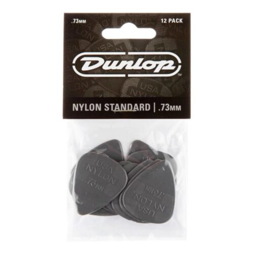 Jim Dunlop Nylon "Greys" 12 Pack .73mm GRY